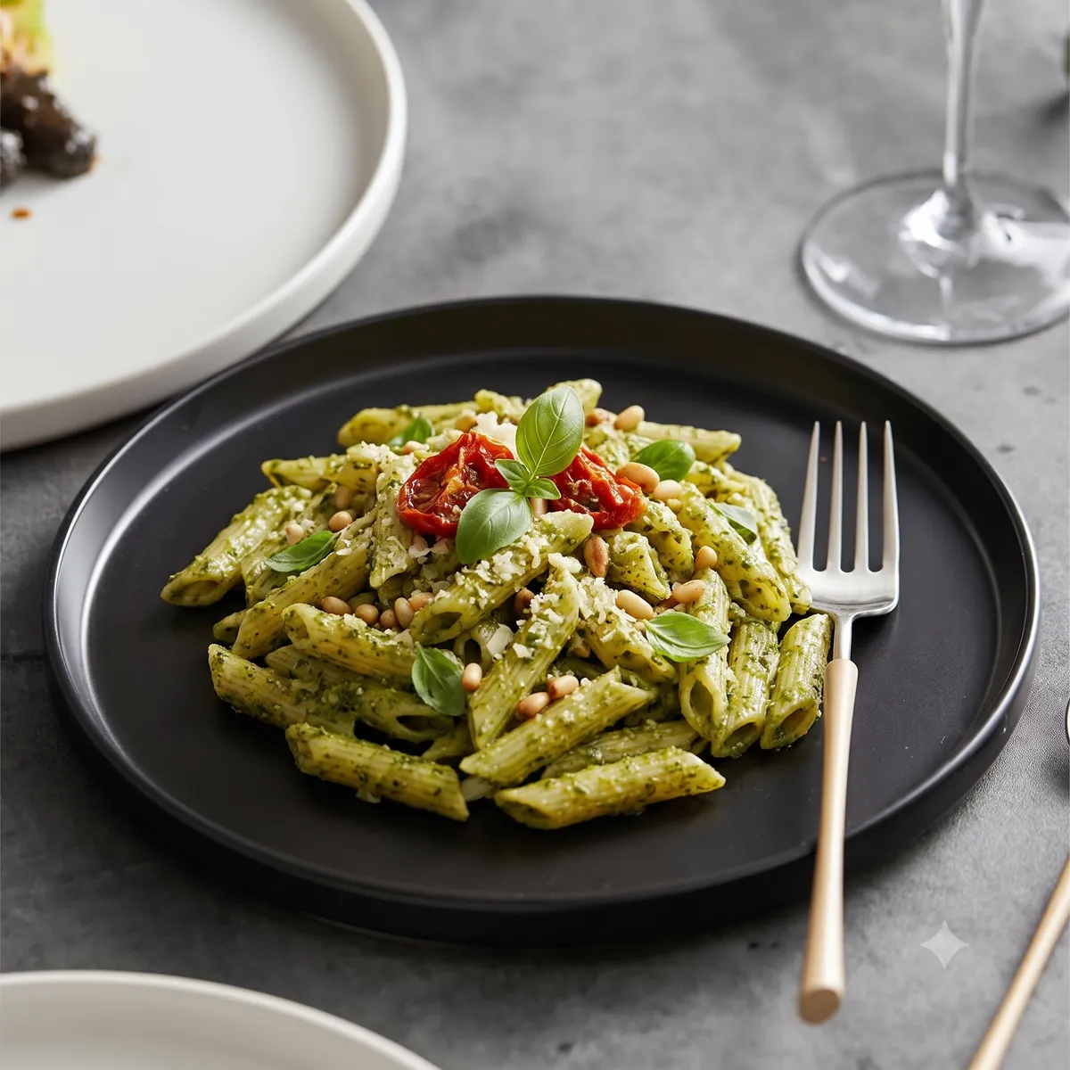 Pesto Soslu Penne